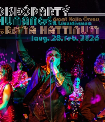 Hunang ásamt Kalla Örvars og Diskódívunum